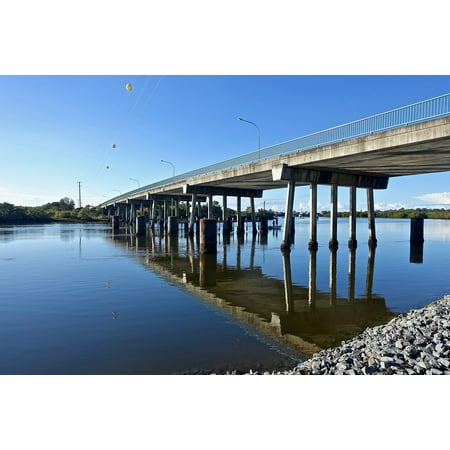 LAMINATED POSTER Structure Architecture Crossing Bridge Span Poster Print 24 x 36
