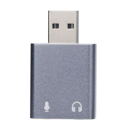 External USB 2.0 To 3D Virtual Audio Sound Card Adapter Converter 7.1