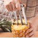 thumbnail image 3 of Descorazonador de piña de acero inoxidable, pelador de piña, cortador de piña, herramienta de fruta, herramienta de cocina fácil (pequeño) Zefei Wu 1327537074328, 3 of 5