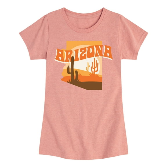 Instant Message - Arizona Desert - Toddler & Youth Girls Short Sleeve Graphic T-Shirt