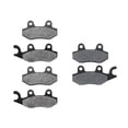 thumbnail image 1 of KMG Front + Rear Brake Pads Compatible with 2011 CAN AM Commander 1000 - Non-Metallic Organic NAO Brake Pads Set, 1 of 4