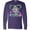 Purple, variant on Inktastic St. Augustine Florida Cute Swimming Manatee Long Sleeve T-Shirt