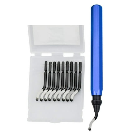 

GLFILL Rb1000 Handle Burr Deburring Remover Cutting Tool With 10Pcs Rotary Deburr Blade