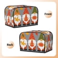 thumbnail image 3 of Yiaed Hello Fall Gnomes Print Two Slice Bread Machine Cover, Universal Size Kitchen Appliance Cover for Bread Machine,Bread Machine Cover, 3 of 7