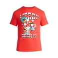 thumbnail image 5 of Peanuts Merry and Bright Mens's and Big Men's Holiday Graphic Tee, Sizes S-3XL, 5 of 5