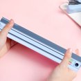 thumbnail image 2 of WRKEKC Clearance Hexagonal Multifunctional Pencil Case - 6-Color Clip Design with Non-Slip Grip, Includes Ruler & Eraser (White/Purple/Pink/Blue), 2 of 8