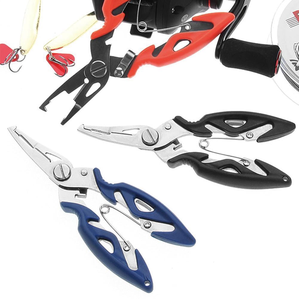 Stainless Steel Fishing Pliers Scissors Line Remove Hook Tackle Tool Kits Accessories Outdoor New