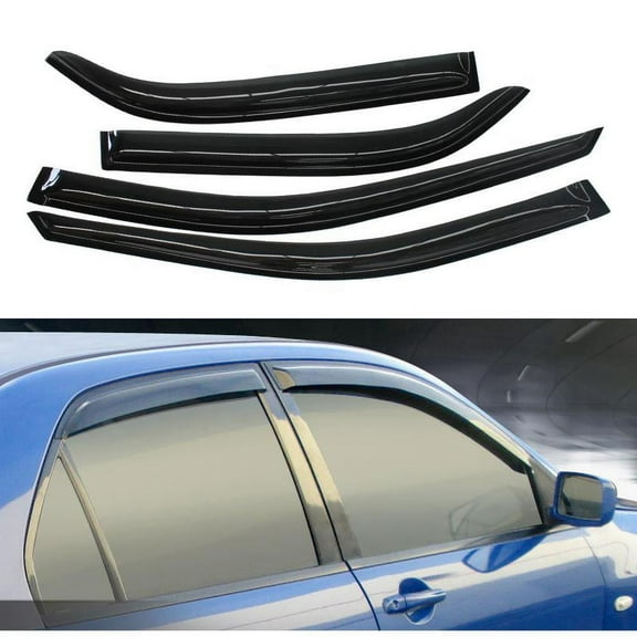 4pc Sun/Rain Guard Vent Shade Window Visors For 98-02 Honda Accord 4D/4DR Sedan