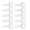 thumbnail image 4 of Binder Clips, Strong Clamping Mini Binder Clips Metal Material Elasticity Hollow Tail Clips  For Document Blue,Green,Silver, 4 of 8