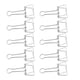 thumbnail image 5 of Clips 51 Mm 30 Piezas Clips Para Carpetas Fuerza De Sujeción Fuerte Clips De Cola Hueca De Metal Mini Clips Para Carpetas Abrazaderas De Papel Para Documentos De Oficina, 5 of 7