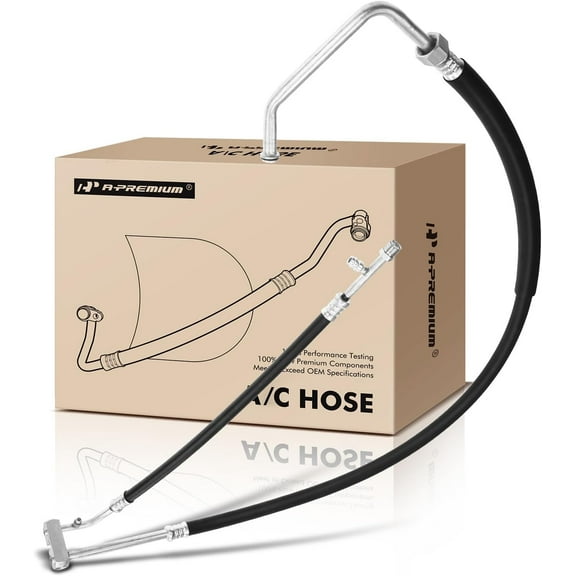 A-Premium A/C Manifold Suction and Discharge Line Hose Assembly Compatible with Ford F-150 1994-1997 F-250 1994-1996