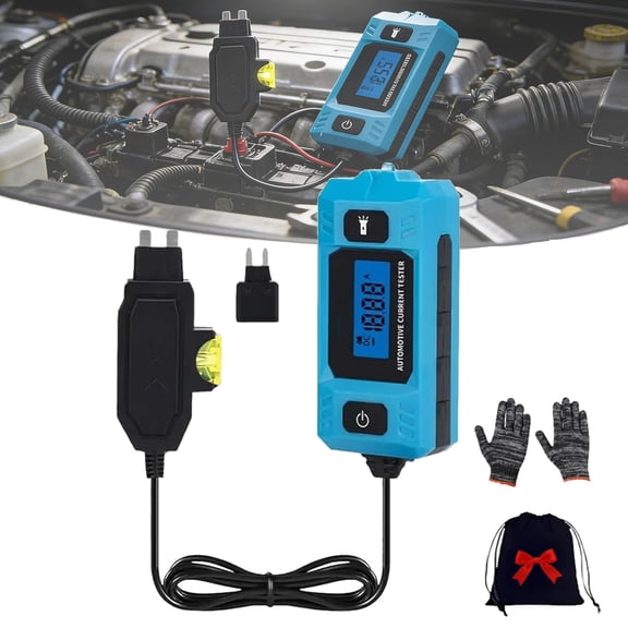 Automotive Current Draw Tester Fuse, Automotive Circuit Fault Probe Tester, 2026 New Circuit Probe Testers with LED Display, Car Circuit Testers Max 48V for Current Testing, Blade Checker (1Set)
