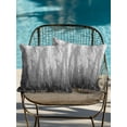 thumbnail image 4 of Outdoor Pillows Waterproof, Abstract Grey Bedding Throw Pillows with Insert for Couch Sofa Bed, Modern Gradient Minimalist Mottled Art 16x16 Inch Pillowcases Decorative Camping Patio Pillow Set of 2, 4 of 8