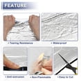 thumbnail image 4 of Unique Bargains 394mil 10mm 0.61sqft Car Sound Deadening Mat Glassfiber Heat Shield Material Self Adhesive for Hood Boat Engine Cover 78.74"x39.37" Silver Tone, 4 of 7