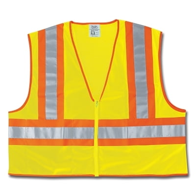 Luminator Class Ii Safety Vests, X-Large, Lime | Bundle of 2 Each