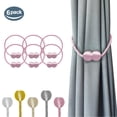 thumbnail image 1 of Howarmer 6 Pack Drape Tiebacks Rope-European Strong Magnetic Holdbacks Curtain Buckle for Home Curtains/Window Decor(Pink), 1 of 6