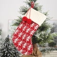 thumbnail image 1 of Calcetines navideños de Punto con , tamaño Grande, para decoración navideña y decoración de día Festivo en FamiliaÁrboles1PCS, 1 of 5