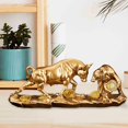 thumbnail image 6 of Esquirla Animal Sculpture Decorations,r Bear Figurine, Lifelike Resin Decorative Decorative Ornament Bull Statue for Shop Decor Birthday Men L, 6 of 8