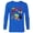 Navy, variant on Holiday Avengers Team Festive Christmas Stockings - Long Sleeve T-Shirt for Men - Customized-Athletic Heather