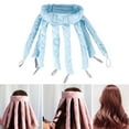 thumbnail image 3 of Rizadores de pelo sin calor Zulema Rizadora sin calefacción Rizos naturales Azul para cabello corto, 3 of 8
