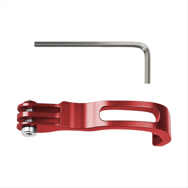 Soporte de Lámpara de Horquilla Delantera de Bicicleta Plegable Soporte de Extensión de Lámpara de Bicicleta Accesorios de Extensión de Aleación de Aluminio Rojo