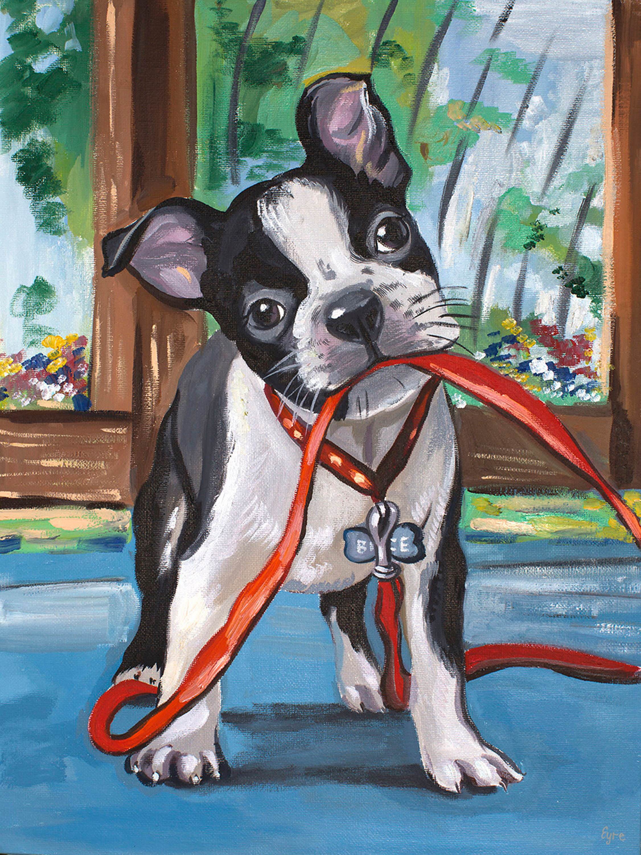 Marmont Hill Walkies Canvas Wall Art