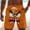 Orange, variant on BRGZLK Mens Beach Shorts Funny Print Casual Expression Face Print Elastic Waist Drawstring Swim Shorts Vacation with Pockets