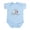 Sky Blue, variant on CafePress - Stork Baby Peru USA Infant Bodysuit - Baby Light Bodysuit, Size Newborn - 24 Months