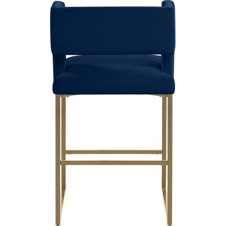 Meridian Furniture Caleb Velvet Counter Stool - Gold Meridian Furniture Caleb Velvet Counter Stool - Gold