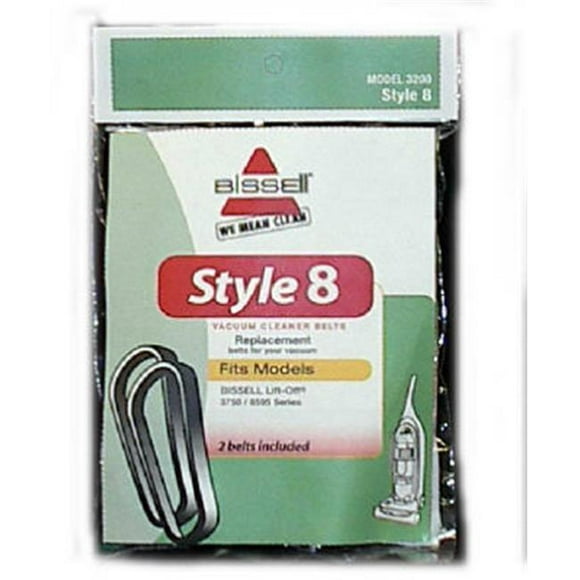 Bissell 3200 Lift-Off Bagless Upright Vacuum Belts&#44; Style 8 & 14 Part