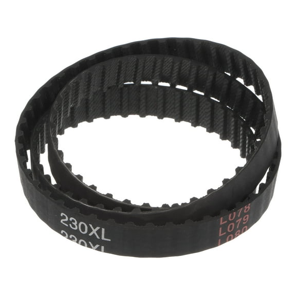 230XL 037 Timing Belt 115 Teeth Rubber Geared Cogged Belt, 0.37" Width, 0.20" Pitch