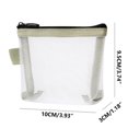 thumbnail image 4 of Birdeem Cosmetic Mesh Storage Bag Portable Travel Compact Lipstick Storage Bag Key Card Zipper Bag, 4 of 10
