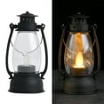 thumbnail image 3 of Travelwant Retro Antique LED Oil Lamp Flameless Candle Decorative Indoor Hanging with lickering, 3 of 7