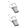 thumbnail image 1 of Sidaley Mini U Disk USB 2,0 USB Flash Drive de alta velocidad portátil computadora Flash Disk Recorder 16GB 32GB 64GB Pendrive Memoria Usb Plata 32g 2piezas, 1 of 6