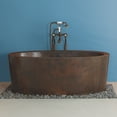 thumbnail image 2 of Native Trails Aspen Antique Copper 64-inch Freestanding Soaking Bathtub - ANTIQUE COPPER, 2 of 3