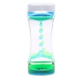 thumbnail image 2 of Reloj de arena con burbujeador de líquido de aceite de mezcla de colores flotante Azul verde, 2 of 9