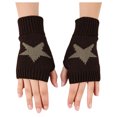 thumbnail image 2 of Autumn And Winter Acrylic Wool Five-pointed Star Gloves Warm Oversleeve, 2 of 4