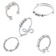thumbnail image 4 of Anillo de cuentas redondas giratorias de doble capa, anillo de descompresión de ansiedad femenina, pulsera de moda con personalidad femenina, 4 of 5