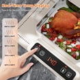 thumbnail image 4 of NEENCA Electric Warming Tray -Portable Food Warmer for Parties,4 speed timing,5 Temperature Settings,Child lock,27*16inch, 4 of 10