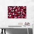 thumbnail image 2 of ARTCANVAS Cherry Pink Red White Modern Rectangle Canvas Art Print - Size: 26" x 18" (0.75" Deep), 2 of 9