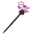 thumbnail image 4 of Solar Outdoor Lamp Flamingo Courtyard Light Rosy 44X8.5Cm Garden Decoration 1Pc, 4 of 4