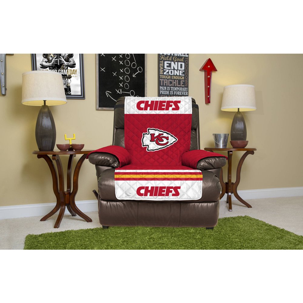 NFL Licensed Furniture Protector, Recliner, Kansas City Chiefs