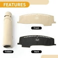 thumbnail image 4 of Unique Bargains Dashboard Cover Anti-Slip Dash Cover Mat Carpet for Ford Explorer 2020-2024 Polyester Beige, 4 of 7