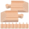 thumbnail image 4 of 10 piezas de vías de tren de madera, adaptadores de vías de tren de madera, accesorios de expansión de ferrocarril, 4 of 7