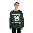 thumbnail image 3 of Womens Adult Soccer Game Day Crewneck Sweatshirt, Soccer Mom Game Day Top, 3 of 7