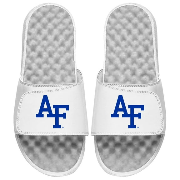 Youth ISlide White Air Force Falcons Primary Logo Slide Sandals
