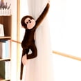 thumbnail image 6 of KOYPTL Long Arm Hanging Monkey Stuffed Animals,Curtain Monkey Plush Toy Birthday Christmas Gifts for Kids (24Inch,Brown), 6 of 7