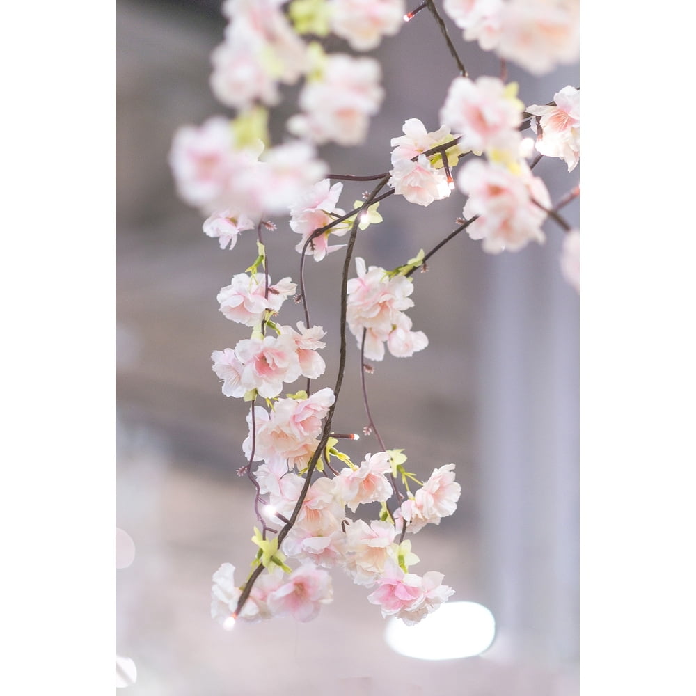 Small Pink Cherry Blossom Tree With 66 Warm White Led
