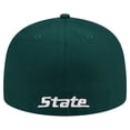 thumbnail image 4 of Men's New Era Green Michigan State Spartans 59FIFTY Fitted Hat, 4 of 6
