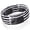 American Flag-A, variant on Mens Silicone Rings Unisex Rubber Wedding Bands Wild Animal Printed Design Vintage Male Ring for Gym Sports 7mm Wide 2mm Thick Breathable Flexible Comfort Fit Domed, Leopard Print Size 10